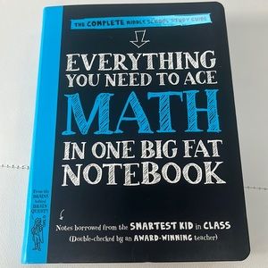 Complete Middle School Guide MATH In One Big Fat Notebook